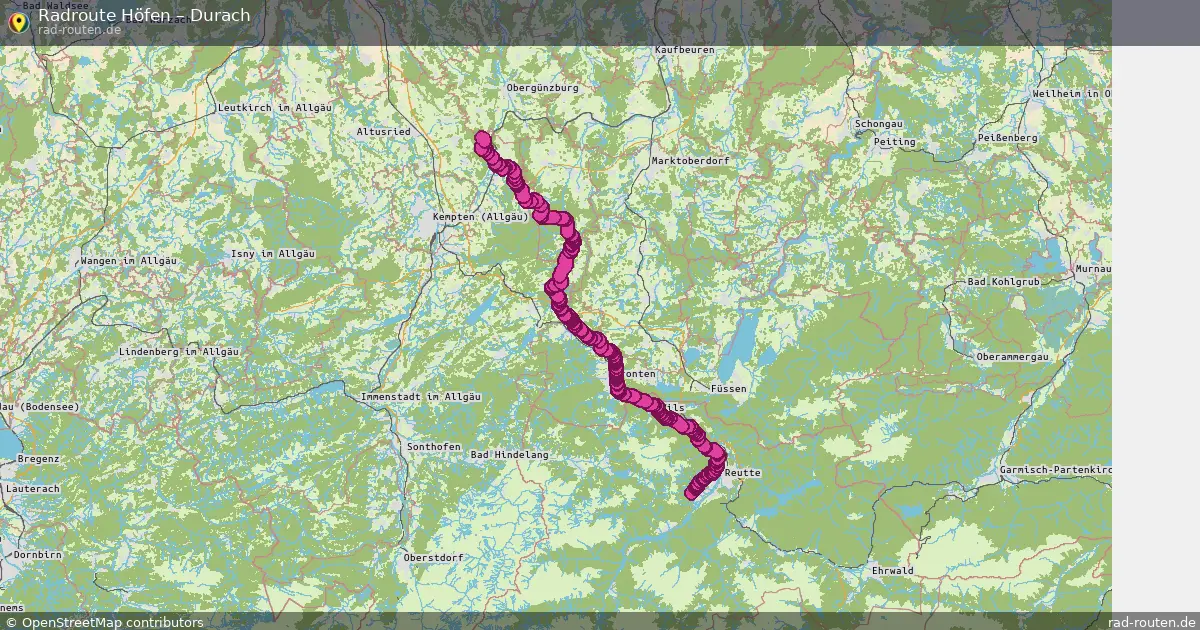 Radtour Höfen – Durach