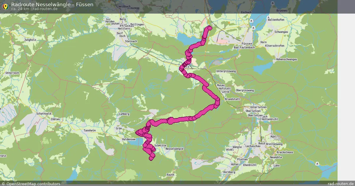 Radtour Nesselwängle – Füssen
