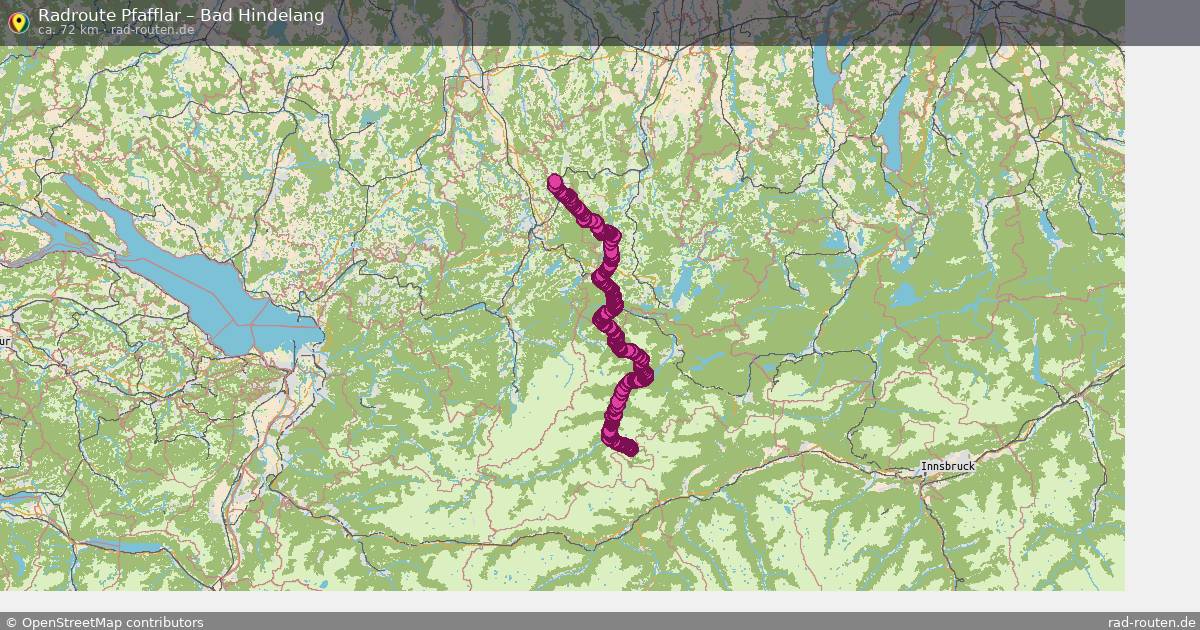 Fahrradroute Pfafflar – Bad Hindelang