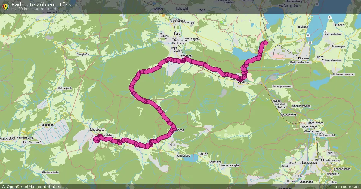 Radtour Zöblen – Füssen