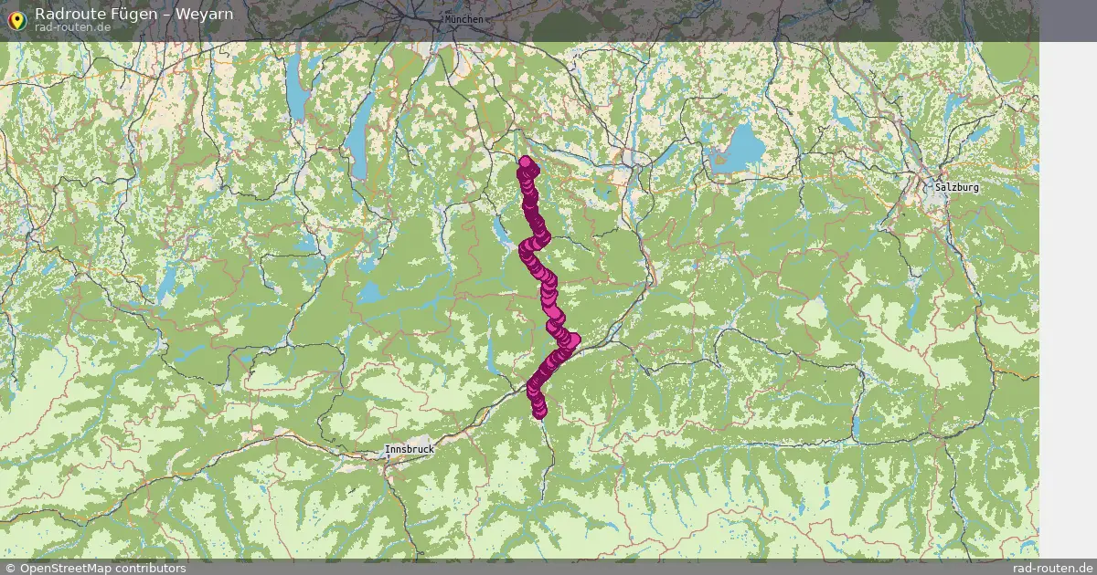 Radtour Fügen – Weyarn