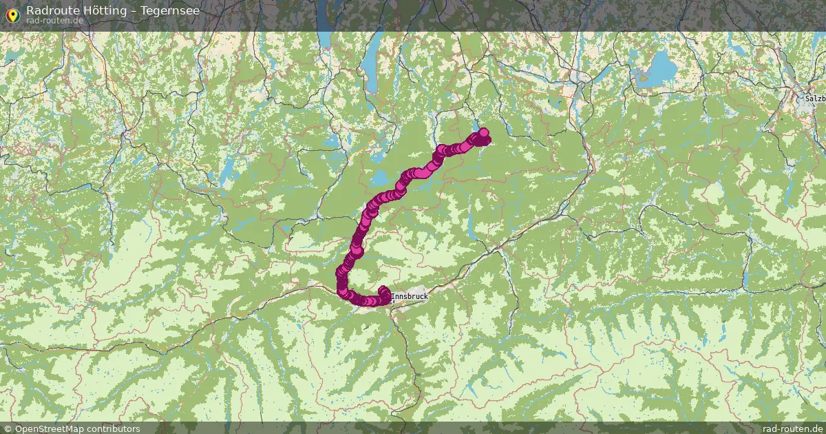 Radtour Hötting – Tegernsee