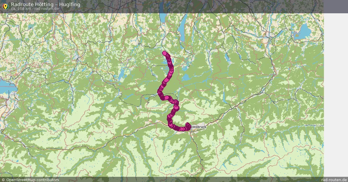 Radtour Hötting – Huglfing