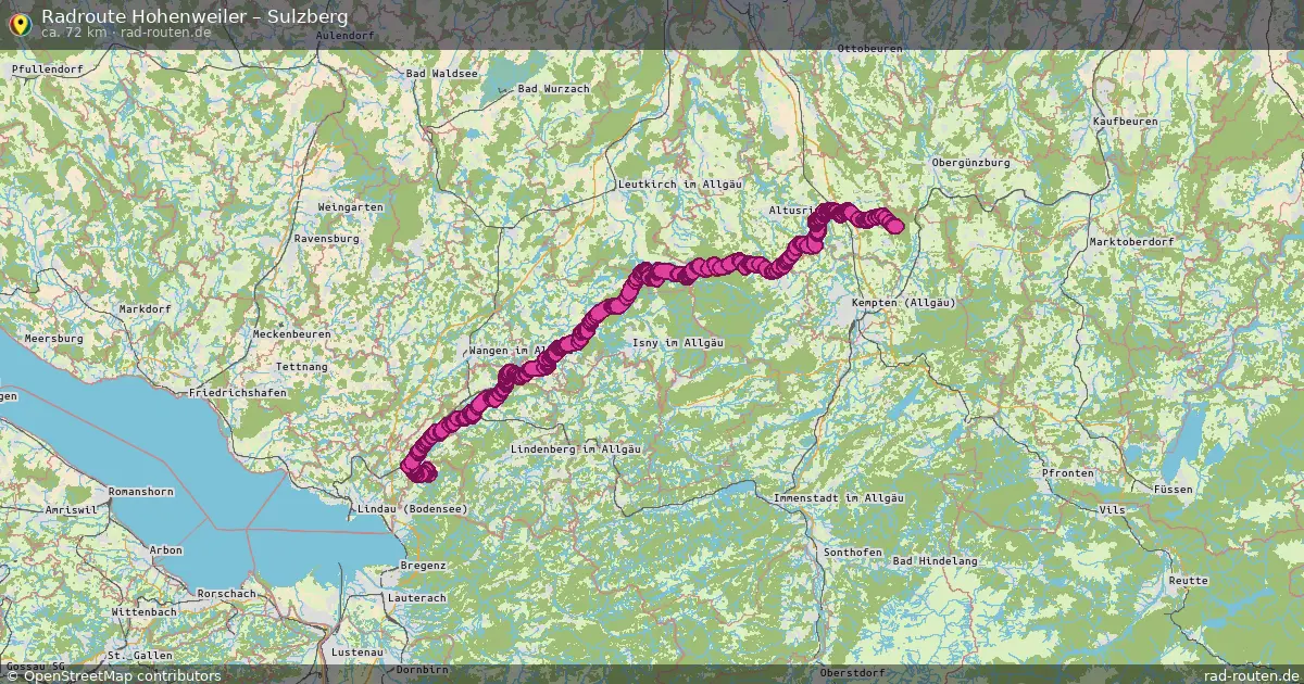 Radtour Hohenweiler – Sulzberg