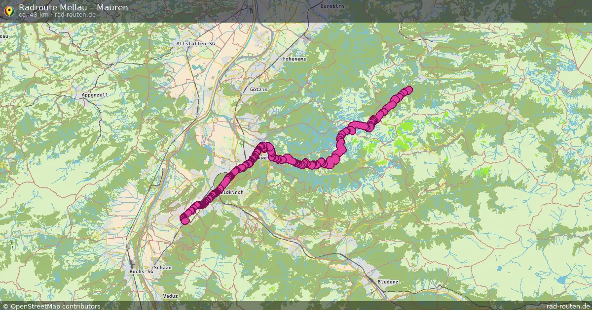 Radtour Mellau – Mauren
