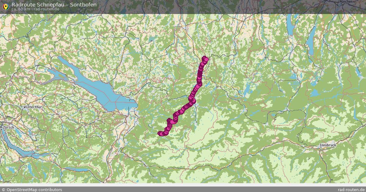 Fahrradroute Schnepfau – Sonthofen
