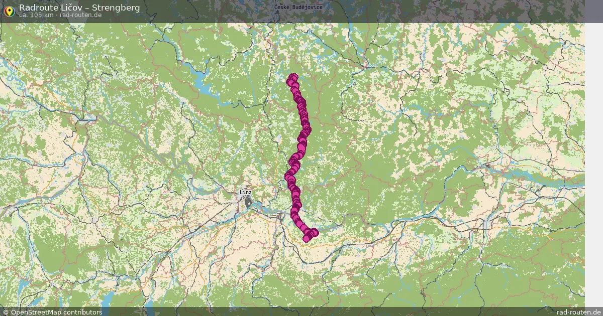 Radtour Ličov – Strengberg