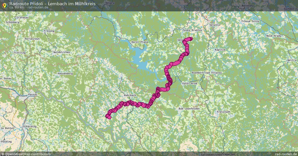 Radtour Přídolí – Lembach Im Mühlkreis