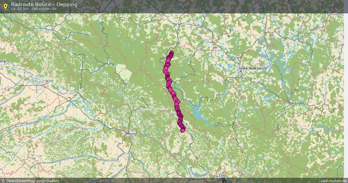 Radtour Bošice – Oepping