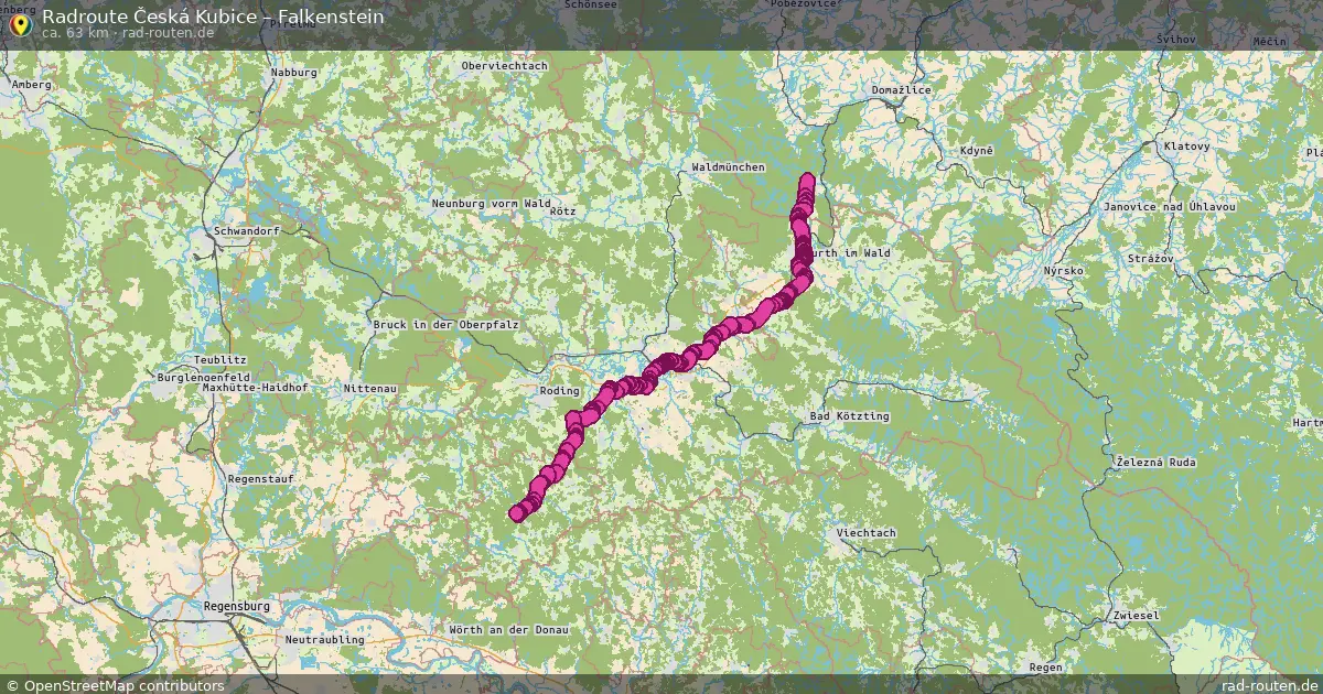 Radtour Česká Kubice – Falkenstein
