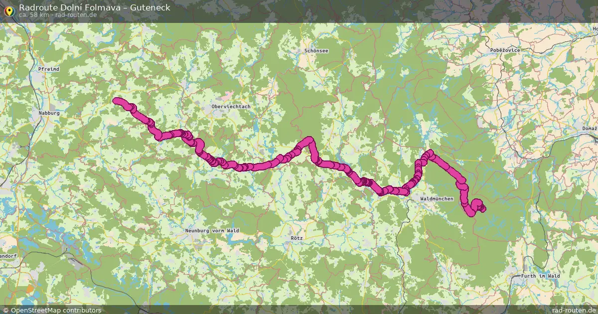 Radtour Dolní Folmava – Guteneck