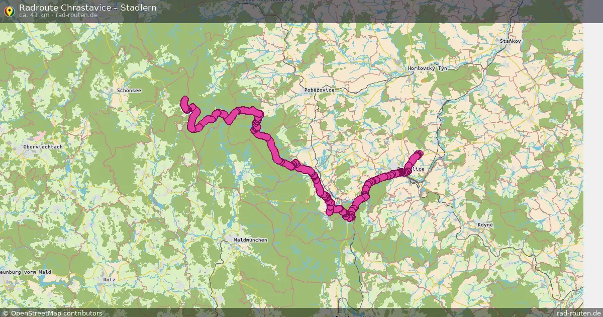 Radtour Chrastavice – Stadlern