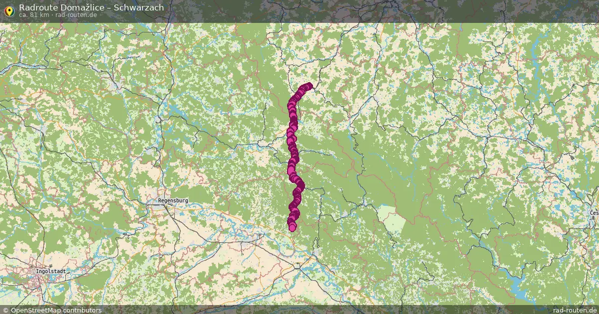 Radtour Domažlice – Schwarzach