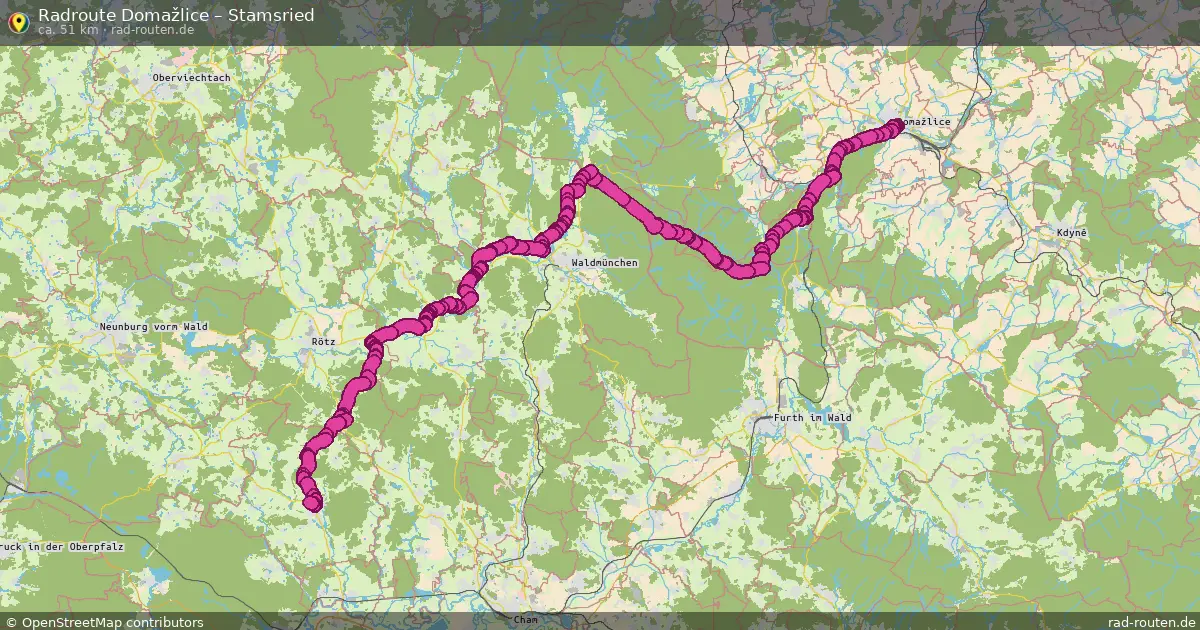 Radtour Domažlice – Stamsried