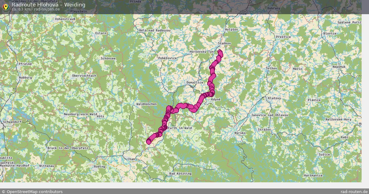 Radtour Hlohová – Weiding