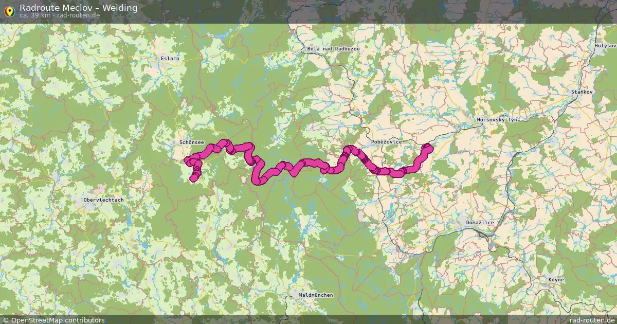 Radtour Meclov – Weiding