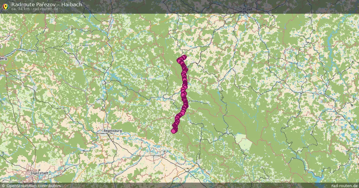 Radtour Pařezov – Haibach