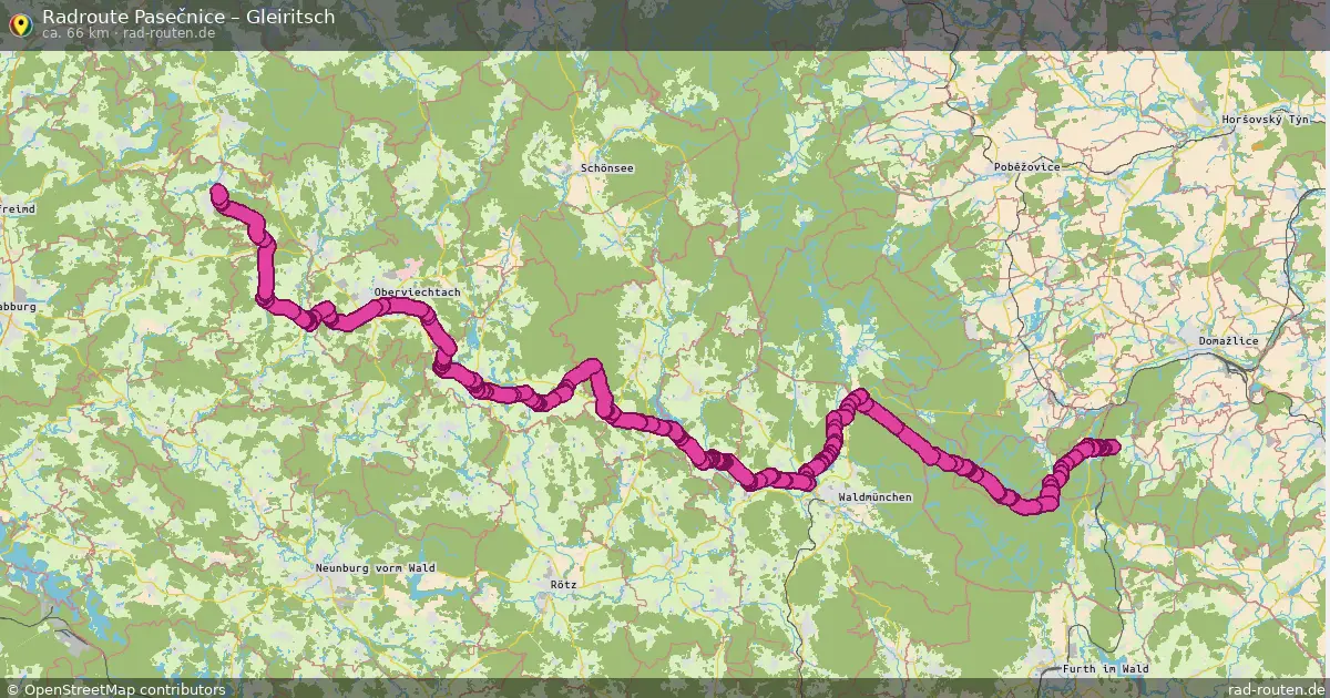 Radtour Pasečnice – Gleiritsch