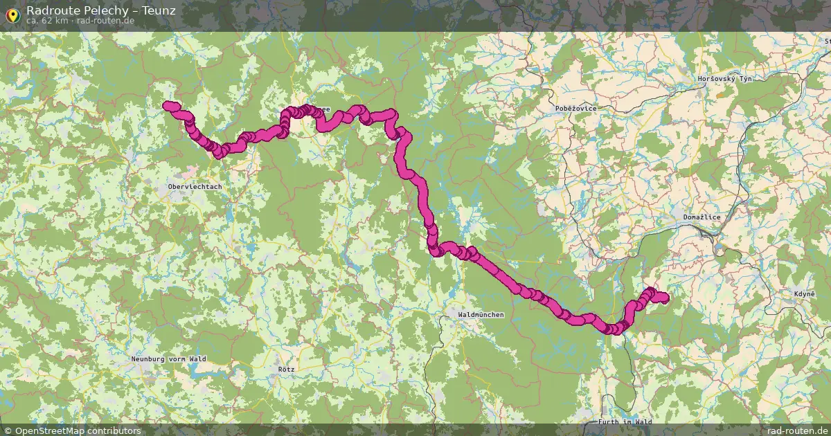 Radtour Pelechy – Teunz