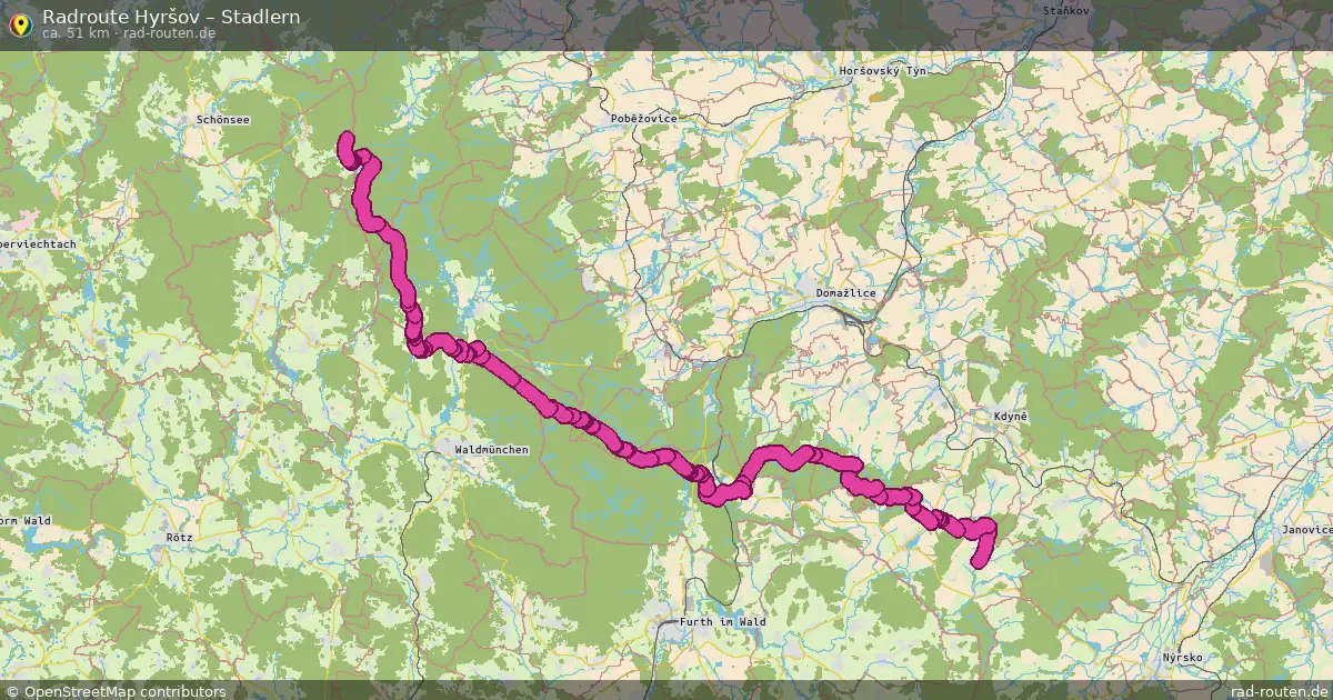 Radtour Hyršov – Stadlern