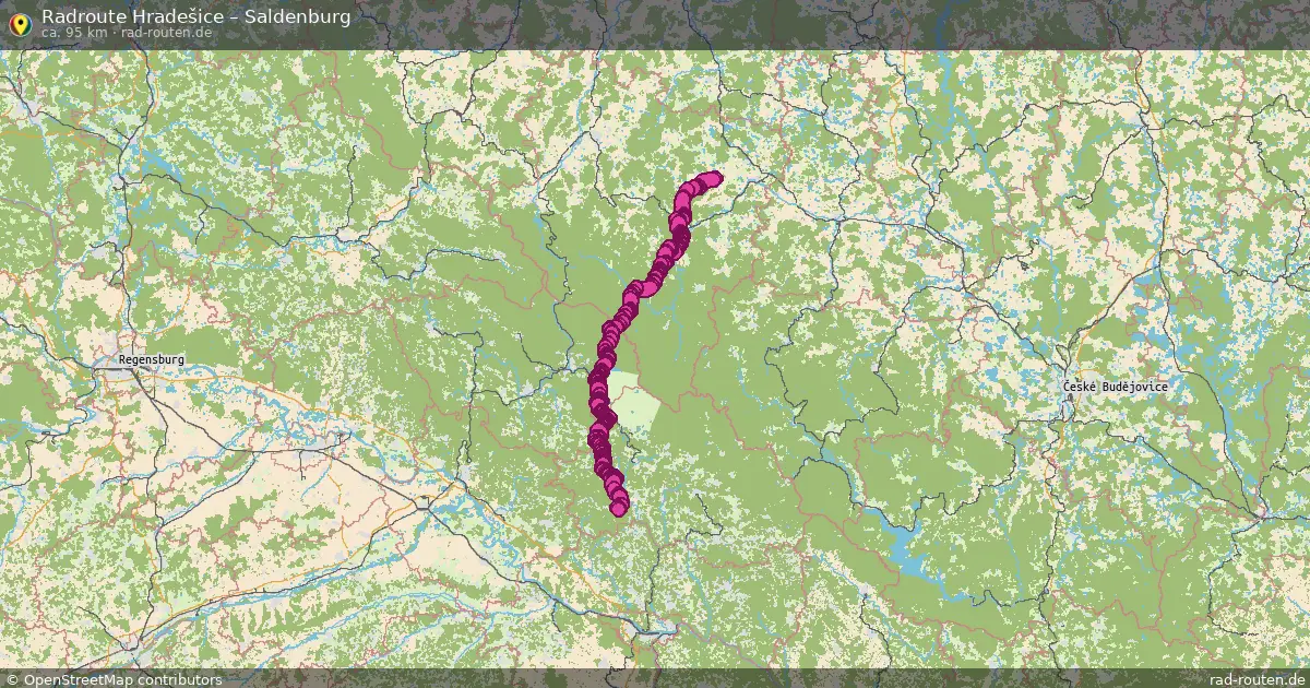 Radtour Hradešice – Saldenburg