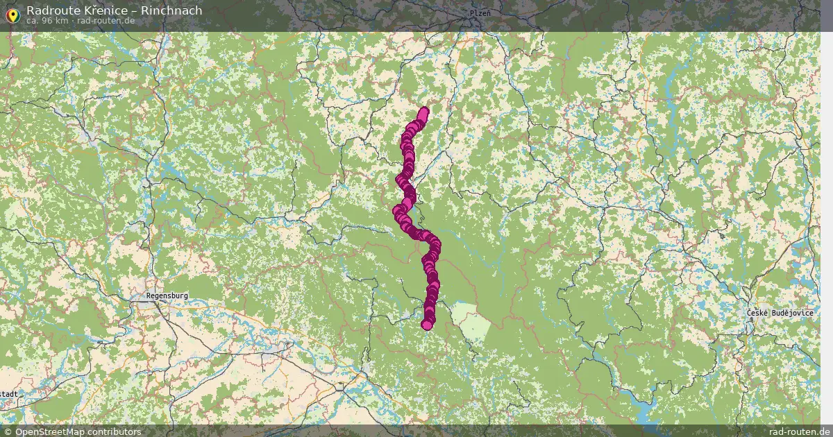 Radtour Křenice – Rinchnach