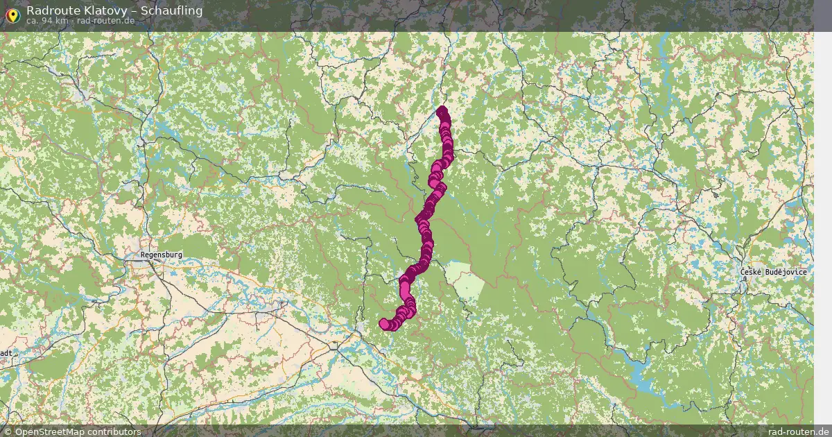 Radtour Klatovy – Schaufling