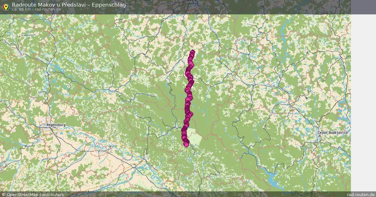 Radtour Makov U Předslavi – Eppenschlag