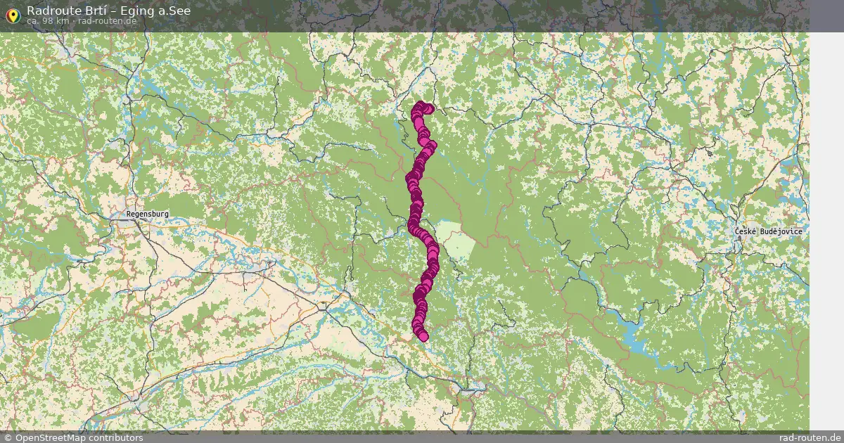 Radtour Brtí – Eging A.see