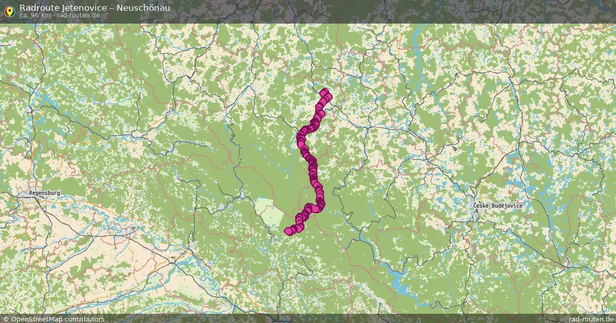 Radtour Jetenovice – Neuschönau