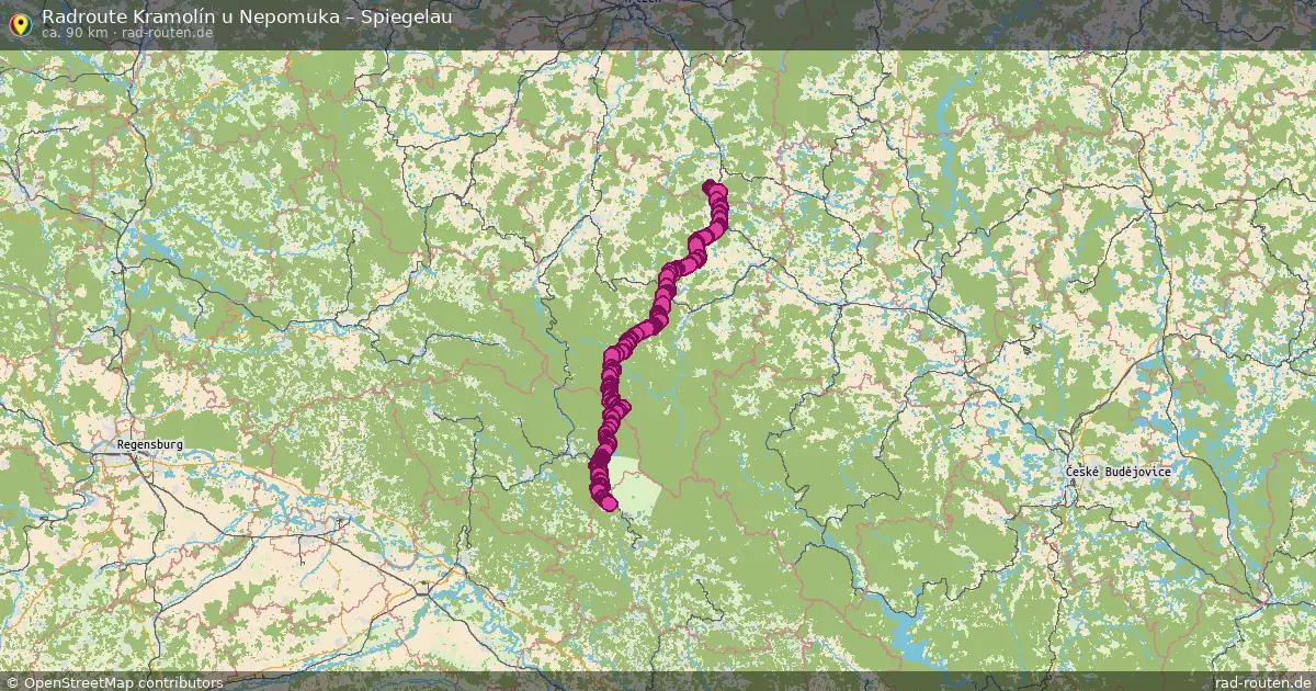 Radtour Kramolín U Nepomuka – Spiegelau