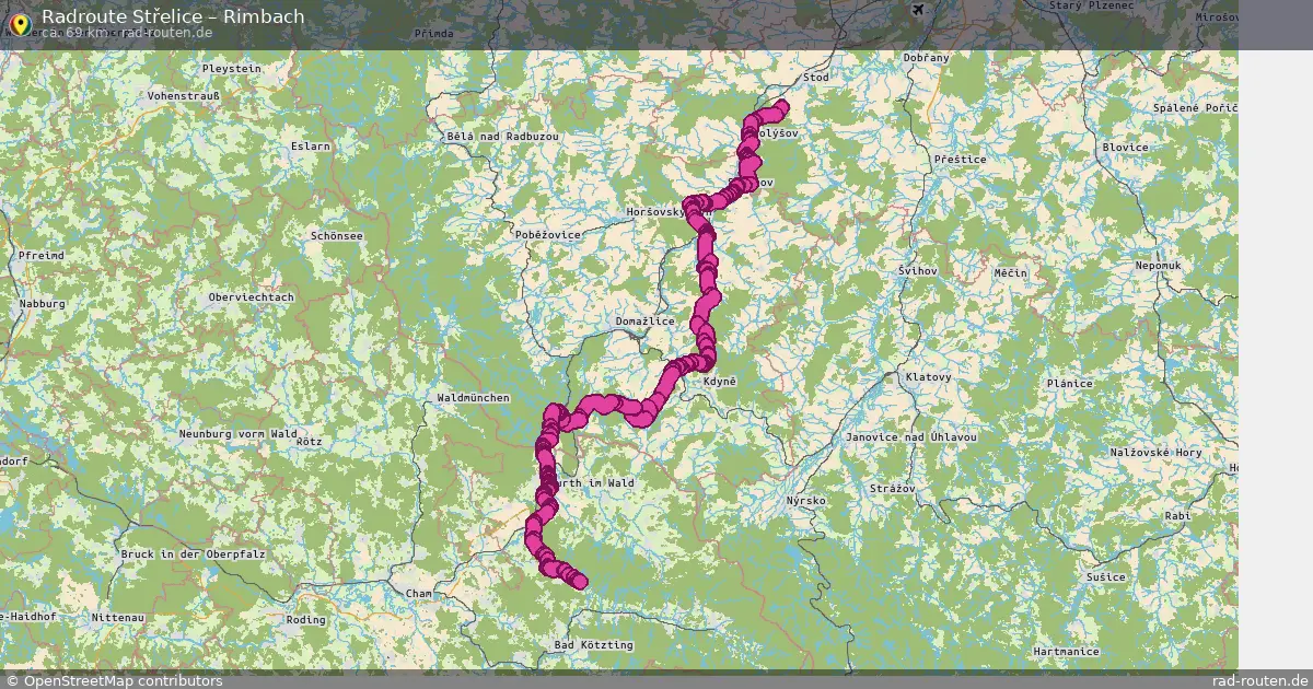 Radtour Střelice – Rimbach