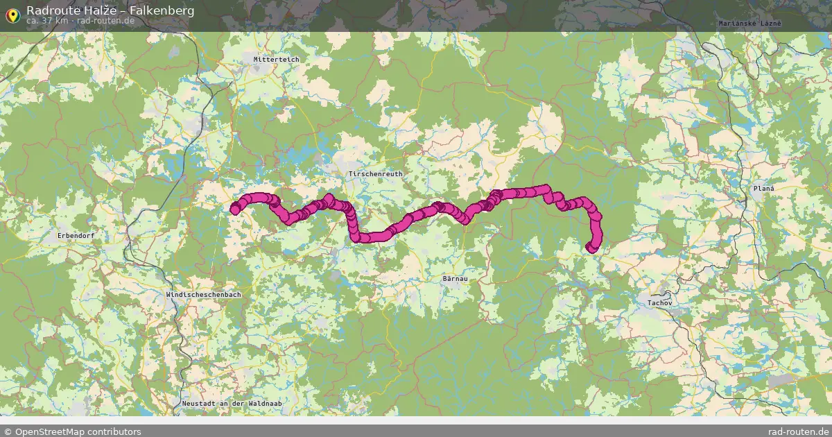 Radtour Halže – Falkenberg