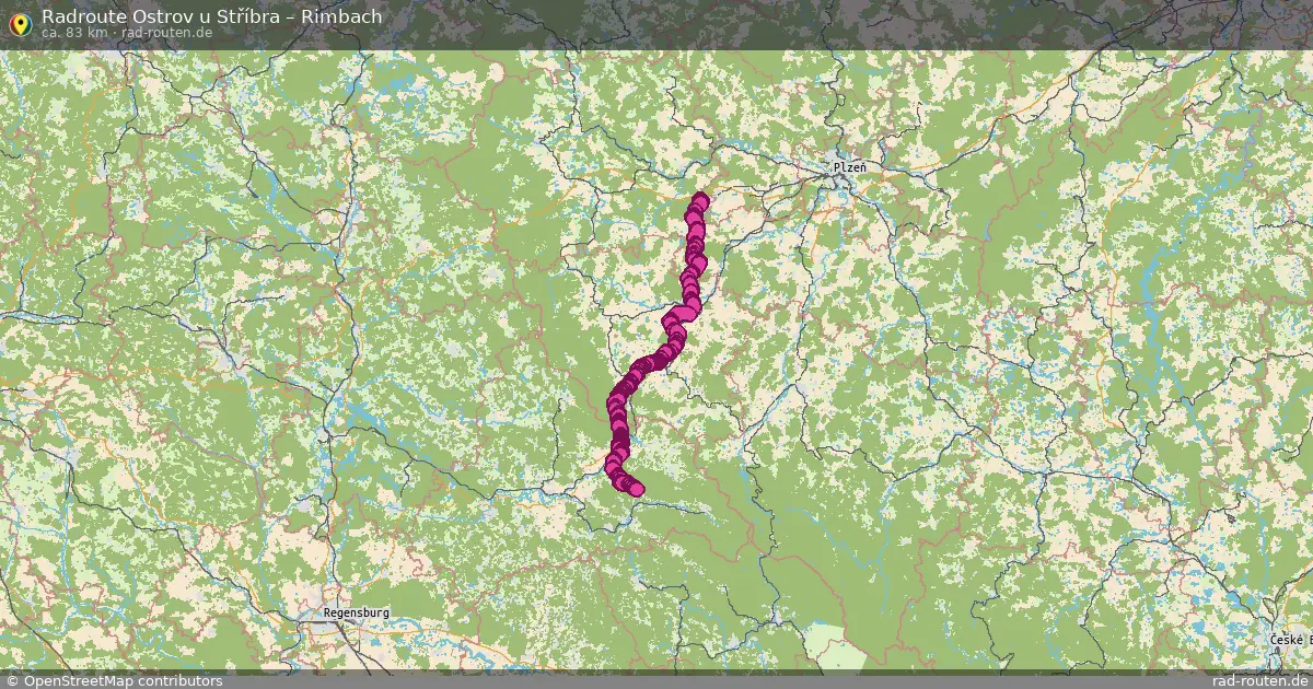 Radtour Ostrov U Stříbra – Rimbach