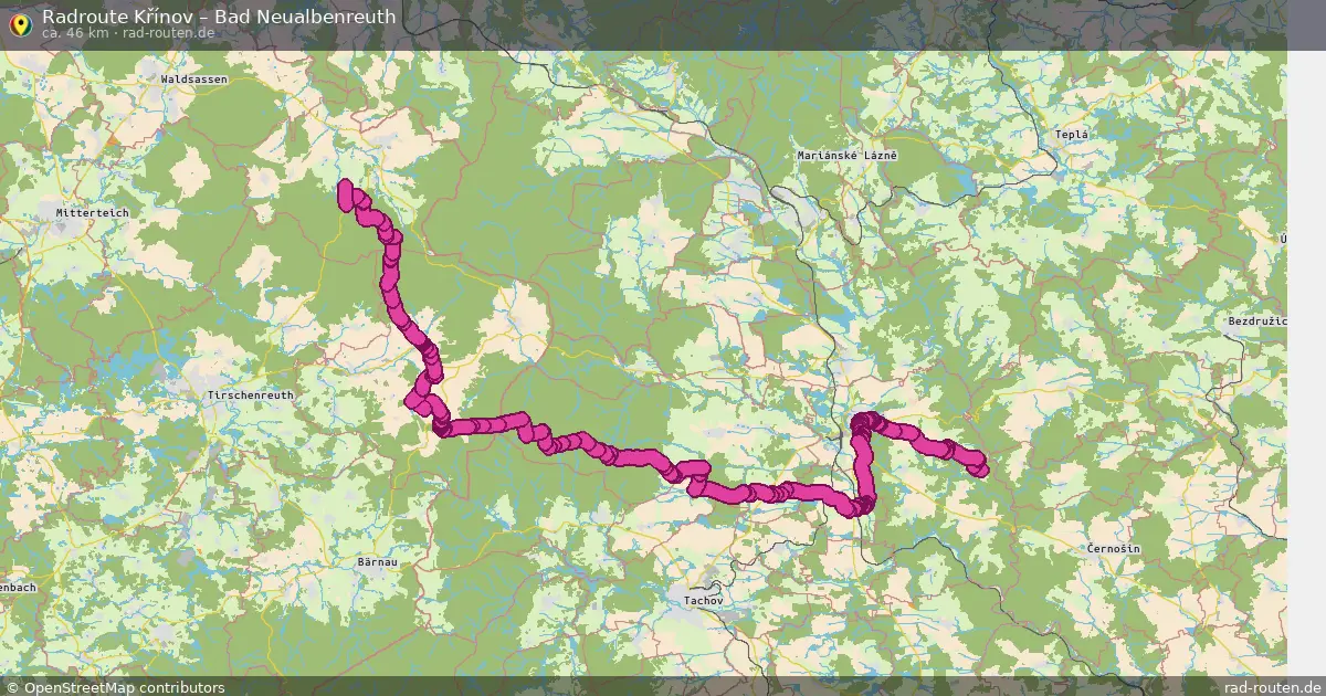 Radtour Křínov – Bad Neualbenreuth