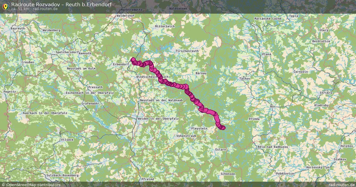 Radtour Rozvadov – Reuth B.erbendorf
