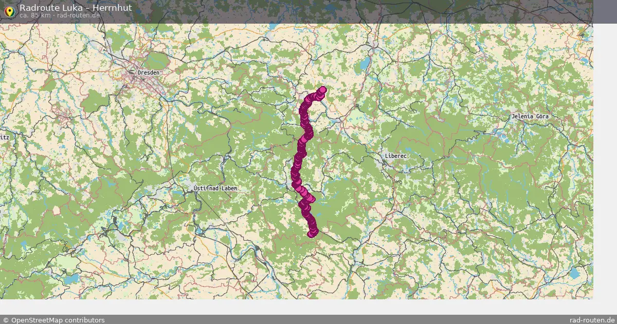 Radtour Luka – Herrnhut