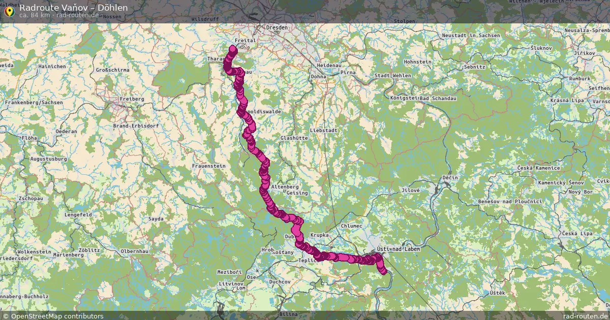 Radtour Vaňov – Döhlen