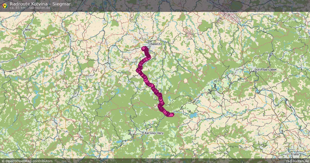 Radtour Kotvina – Siegmar