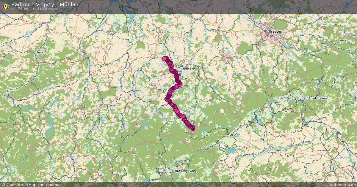 Radtour Vejprty – Mühlau