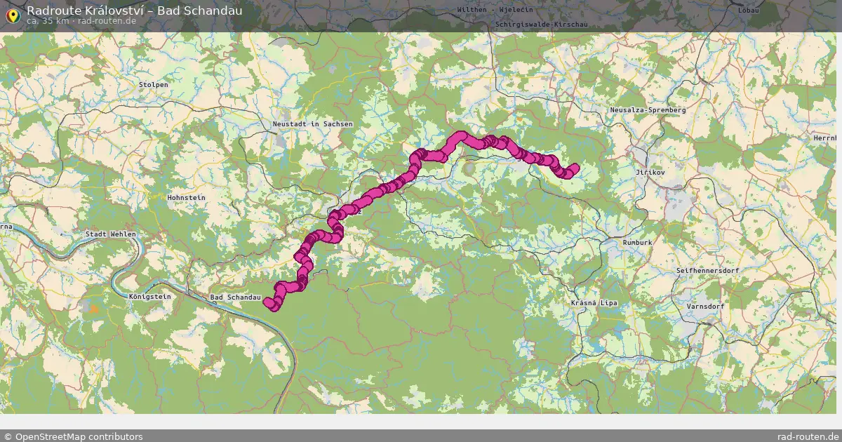 Radtour Království – Bad Schandau
