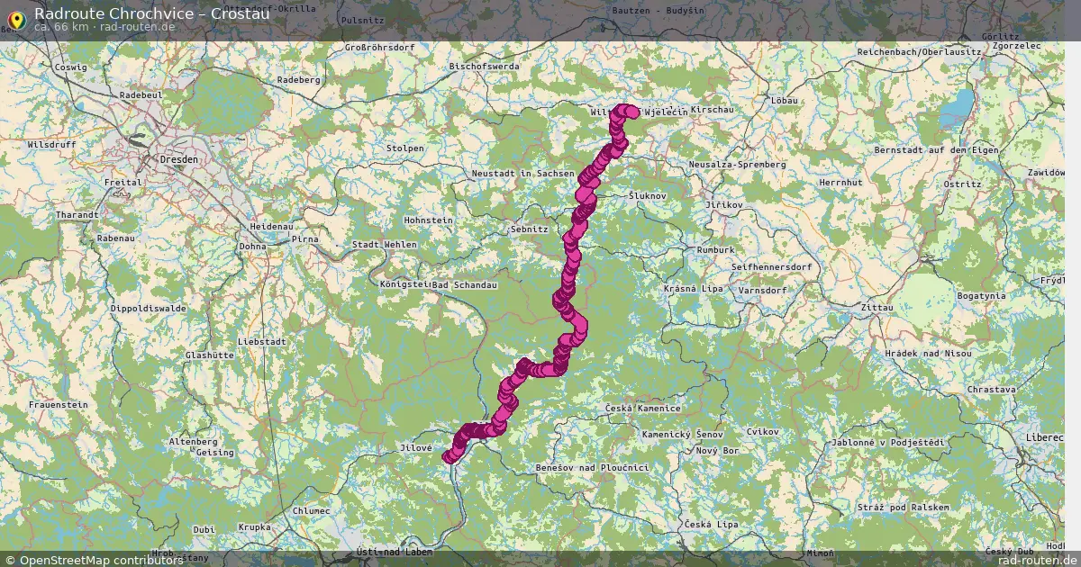Radtour Chrochvice – Crostau