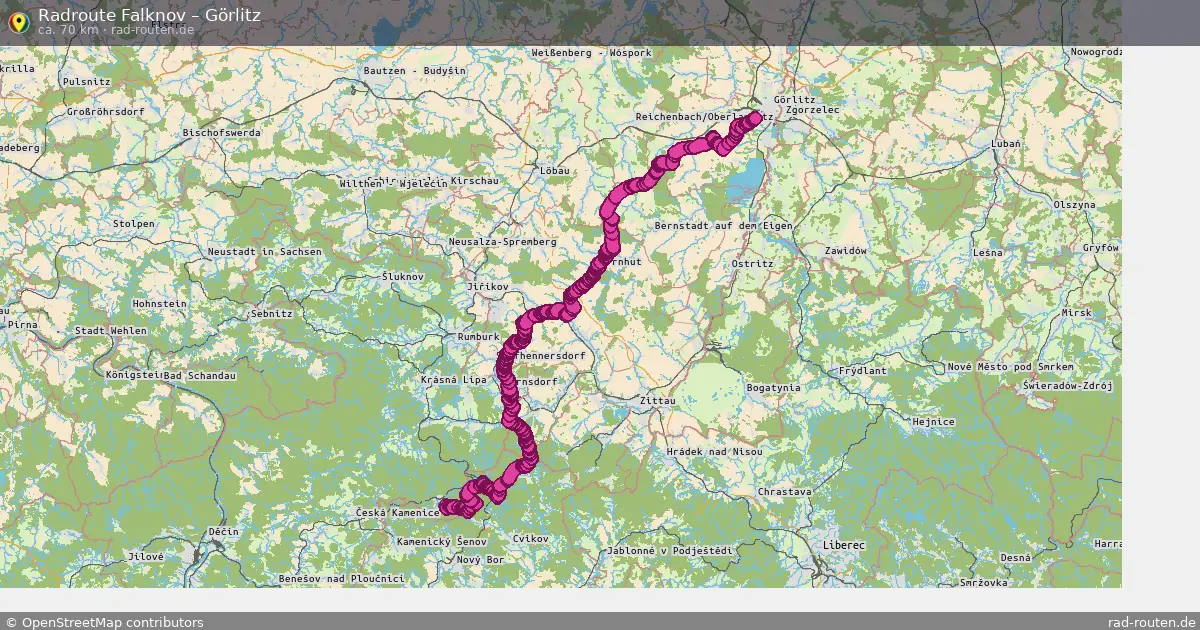 Radtour Falknov – Görlitz