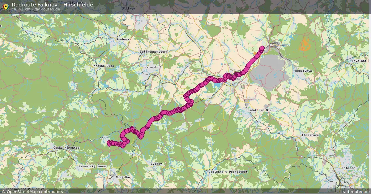 Radtour Falknov – Hirschfelde