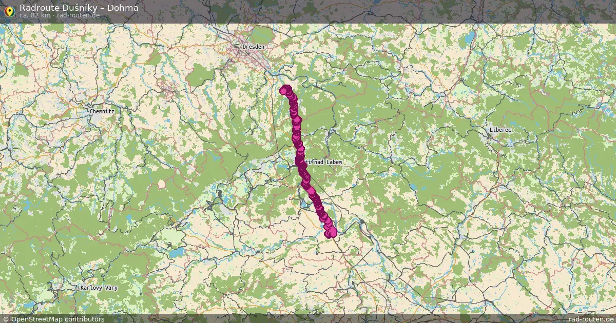 Radtour Dušníky – Dohma