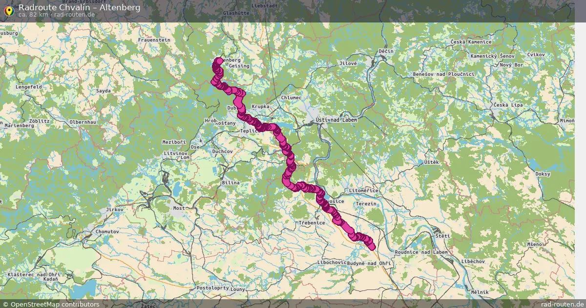Radtour Chvalín – Altenberg