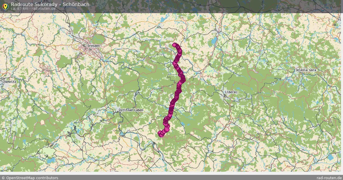 Radtour Sukorady – Schönbach