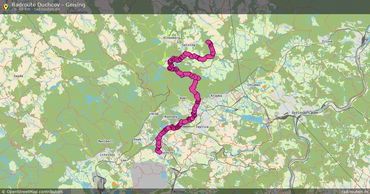 Radtour Duchcov – Geising