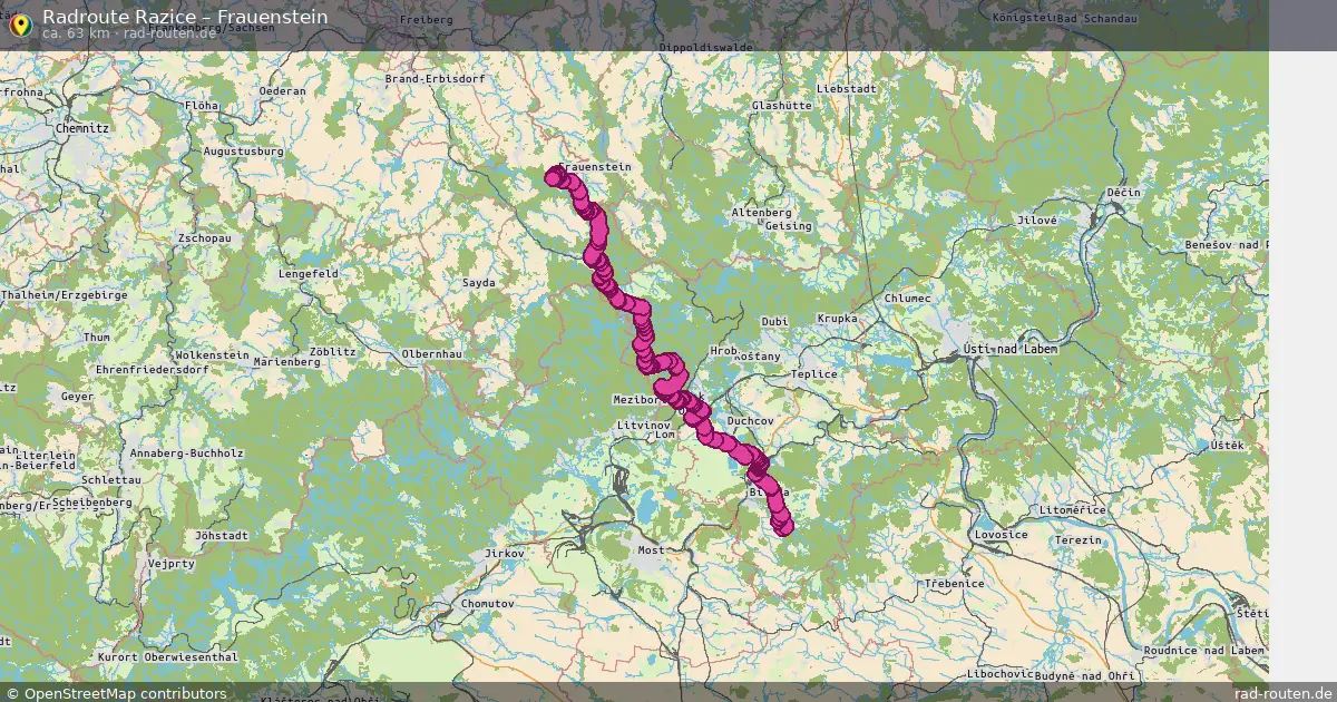 Radtour Razice – Frauenstein