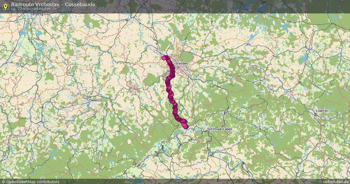 Radtour Vrchoslav – Cossebaude